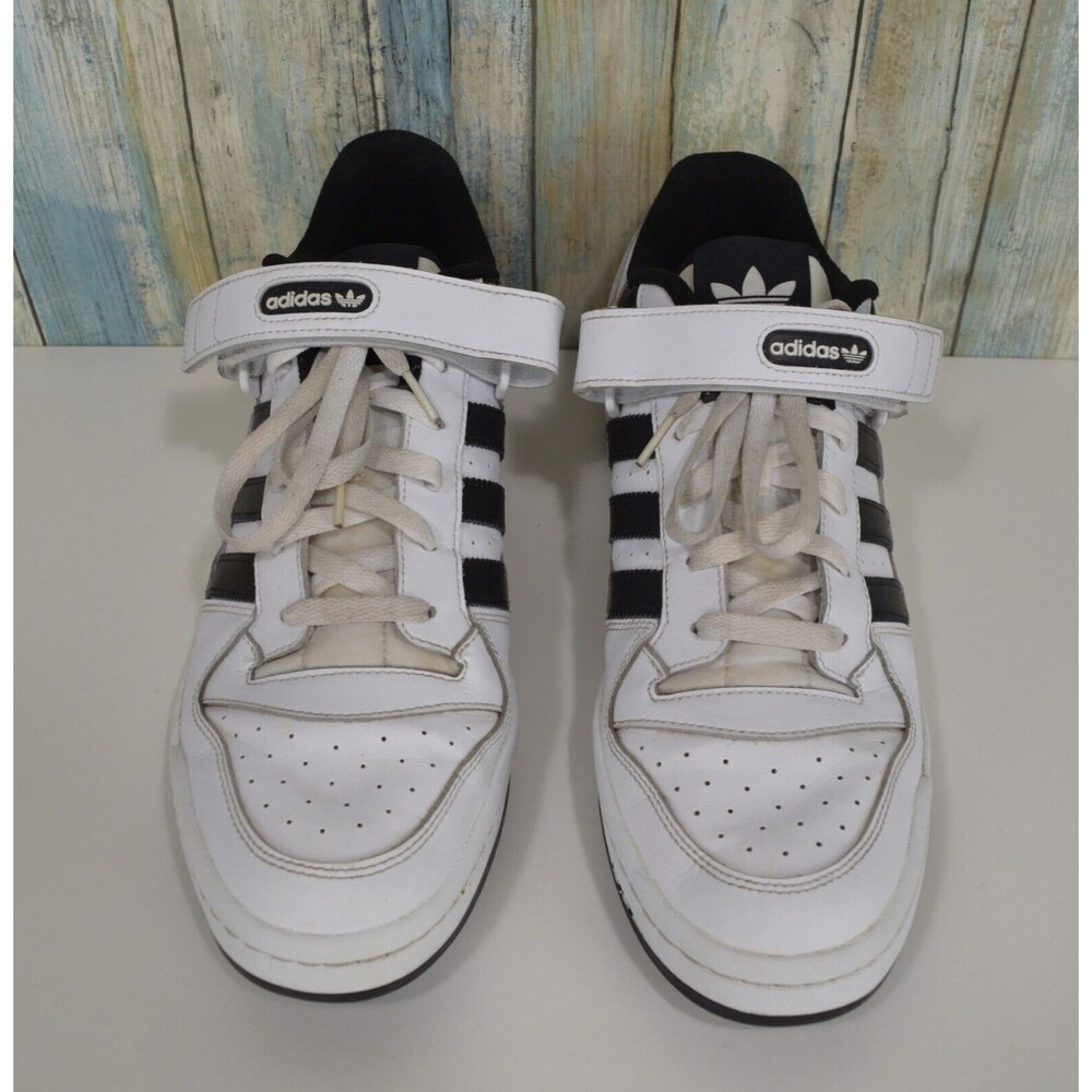 Adidas Forum Low Men's Size 13 Shoes Cloud White/Core Black FY7757 - Picture 4 of 10